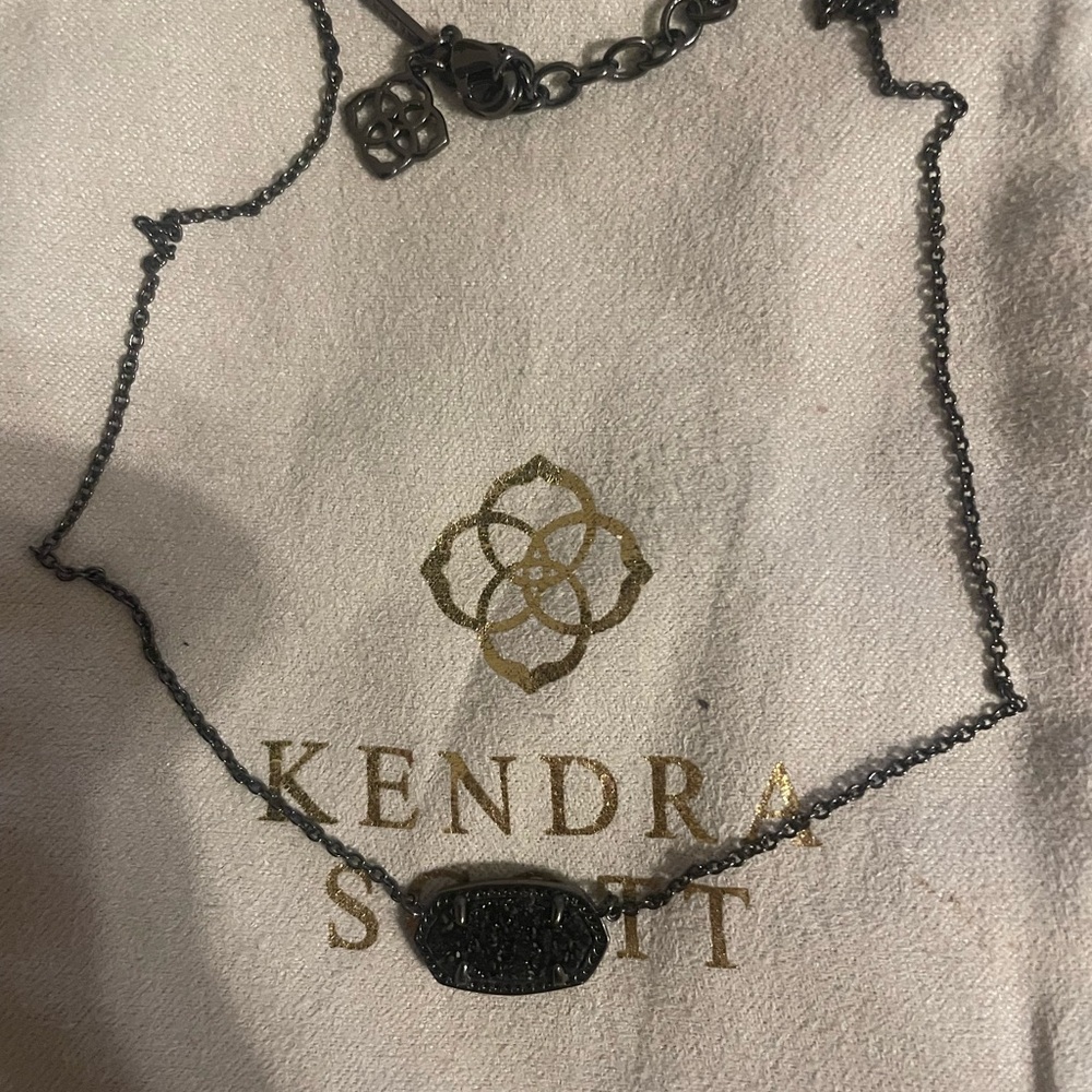 Kendra Scott- black drusy